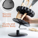 idrop Rotating Lotus Design Utensil Holder / Tempat Simpan Perkakas Dapur Boleh Putar / 莲花勺子架