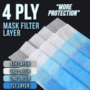 idrop [ READY STOCK ] 4 Ply Filter Layer Disposable Surgical Face Mask [ 50pcs ]