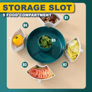 idrop 5 SLOT Hotpot Steambot Rotating Assortment Storage Draining Basket