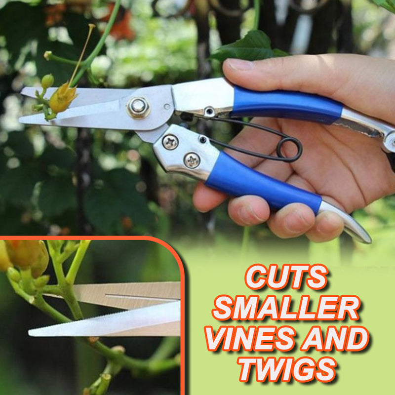 idrop Straight / Bend Garden Scissors Gardening Pruning Twigs and Branch Cutting Shear Clipper / Pemotong Ranting Pokok / 园艺修剪刀