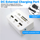 idrop MULTIFUNCTION CARD READER + HUB / USB 2.0 / MS / MS PRO DUO / SD MMC / M2 / Micro SD Port