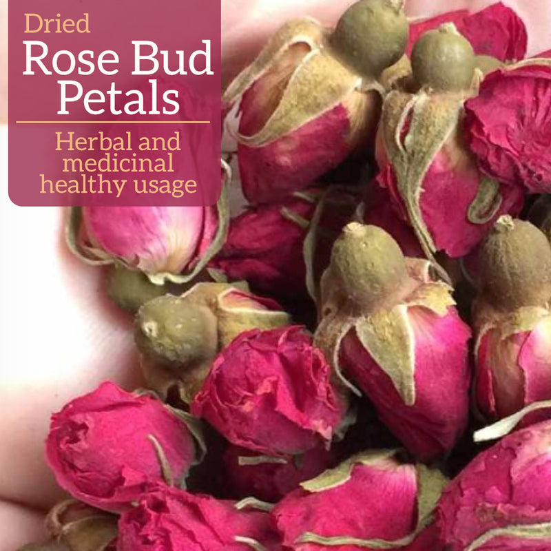 idrop 100g Dried Rose Flower Herb Buds |（100克) 法国玫瑰花