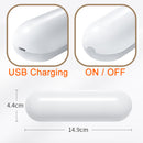 idrop LED Rechargeable Light Desk Lamp Lampu LED 5V充电触摸款简约宿舍灯(1200毫安电池)(万火) [ 5V 1200mAH ]