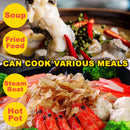 idrop [ 2 IN 1 ] 32CM Multipurpose Electric Cooking Pan hotpot steamboat [ Diamond Series ]