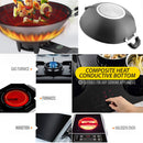 idrop [ 38CM ] Iron Casted Nonstick Cooking Wok with Composite Compound Bottom / Kuali Masak / 复合复合底铸铁不粘锅