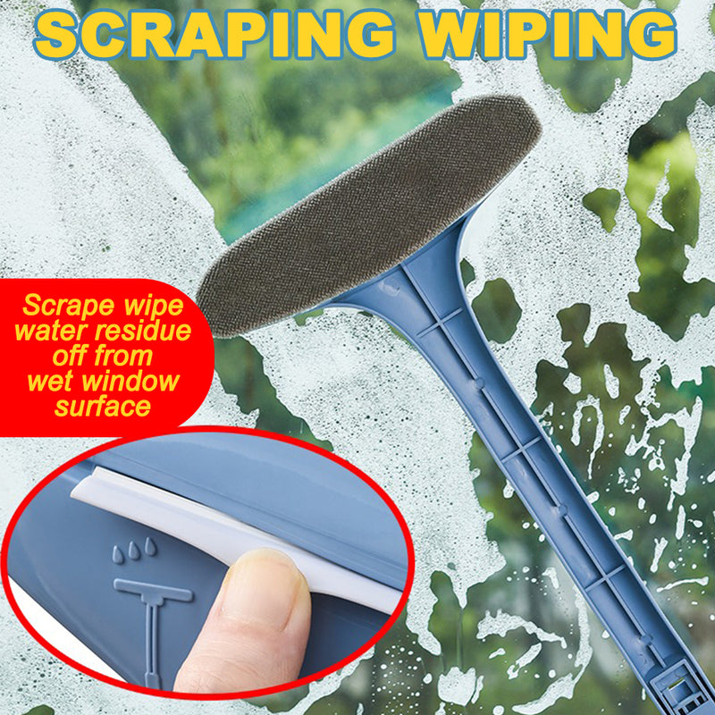 idrop [ 2 IN 1 ] Screen Window Cleaning Washing Scraping Brush Sweeper