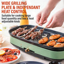 idrop 1000W Multifunction Electric Cooking BBQ Wok Grill / Gril Elektrik Memasak / 1000W多功能料理 锅(电烤盘)(39*19.5*2CM)(尚烤 佳SUNCOJIA)