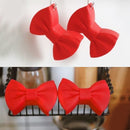 idrop [ 2PCS ] Kitchen Anti Scalding Bow Design Pot Ears Holder / Pemegang Periuk Kuali Tahan Panas / 2PCS蝴蝶结硅胶防汤夹