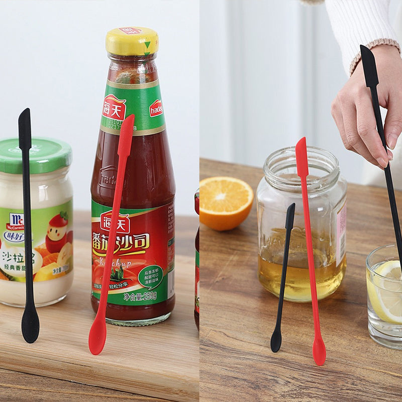 idrop [ 3PCS ] Silicone Mini Spatula Spoon Set / Sudu Spatula Kecil / 迷你硅胶刮刀勺三件套 (15.5+23.5+30.5CM)