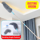 idrop [ 5 IN 1 ] Multifunction Interchanging Multiuse Household Cleaning Kit Set [ Broom / Sweeper / Duster Broom / Duster Board / Hanger Rod ]