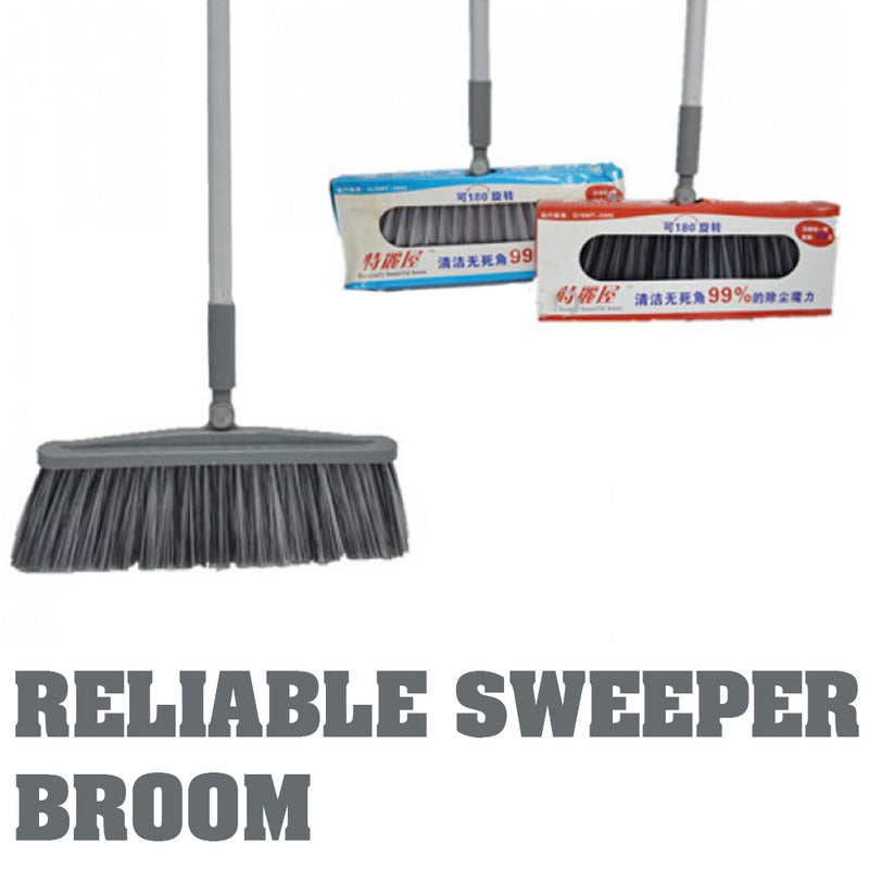 idrop 180 DEGREE Angle Adjustment Broom Sweeper