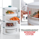 idrop [ 5 LAYER ] Multilayer Stackable Heat Insulation Food Meal Dish Storage