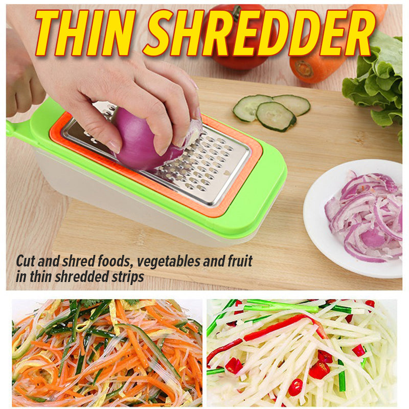 idrop Multipurpose Detachable Grater Shredder Slicer / Penghiris Pencincang Serbaguna Boleh Ditanggalkan / 多用途可拆卸刨丝机切碎机切片机