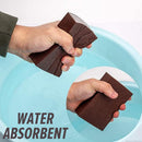 idrop [ 1 PC ] Black Emery Sanding Scrubbing Sponge For Pots Pans / Span Kasar Hitam Pencuci Periuk / 黑色金钢砂海绵(梦之瑞)