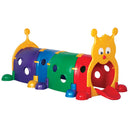 idrop PLAYGROUND - Children Yellow Caterpillar Tunnel ( 4 Sections )
