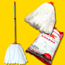 idrop Water Absorbent Pure Cotton Mop Head [ 1pc ]