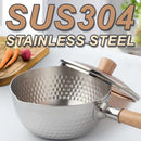 idrop [ 18CM ] Stainless Steel Milk Pot Pan / Periuk Masak Keluli Tahan Karat / 18CM不锈钢雪平锅玻璃盖(奶锅)