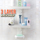 idrop [ 3 LAYER ] Multipurpose Bathroom Wall Mounted DIY Combined Rack / Rak Bilik Mandi Penyimpanan Barang / 多功能浴室壁挂式DIY组合架