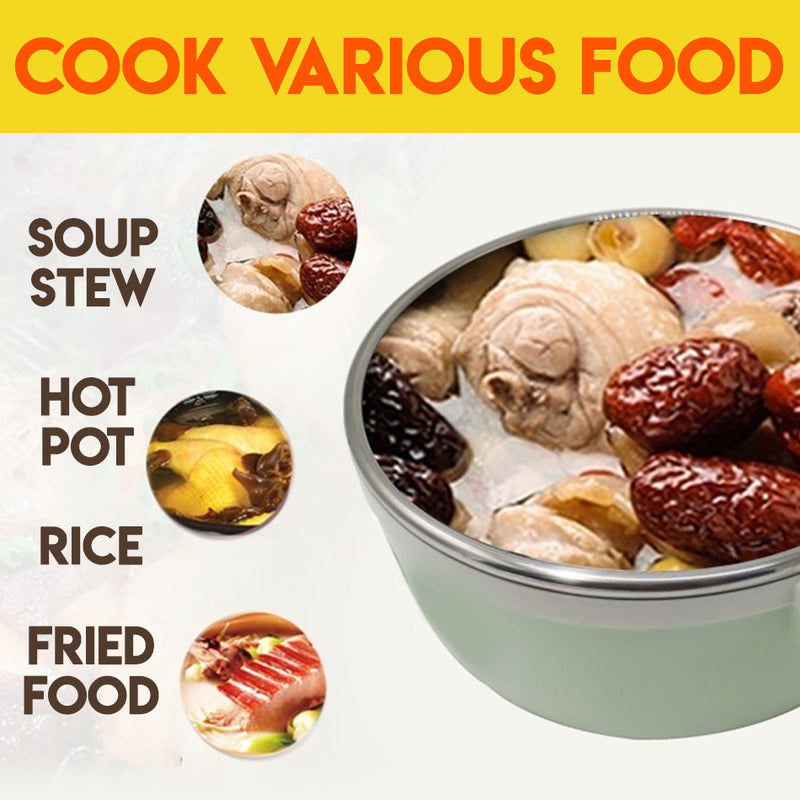 idrop [ 1.8L ] Multifunction Nonstick Electric Cooking Pot & Steamer
