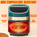 idrop [ 10pcs / 50pcs ] Air Fryer Oil Paper Plate Food Grade Baking Oil Paper Plate & Oil Seasoning Brush / Kertas Minyak Hidang Makanan Untuk Penggoreng Udara & Berus Sapu Minyak / 空气炸锅硅油纸和调味刷