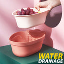 idrop Carrot Shape Wash Draining Bowl Basket / Mangkuk Basuh Bentuk Lobak / 萝卜塑料沥水篮