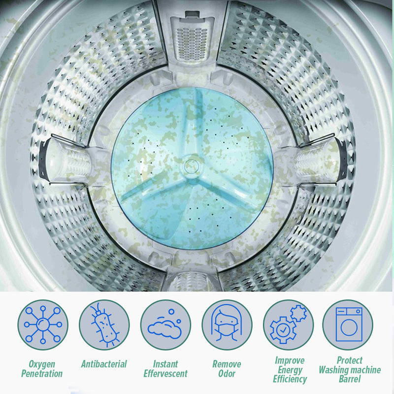 idrop [ 6 Capsule ] Washing Machine Bubble Ball Drum Cleaning Cleaning Capsule / Bebola Sabun Pencuci Mesin Basuh / 洗衣机泡泡丸(6粒)