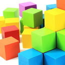 idrop Colorful Wooden Cube Toy [ 100pcs ]