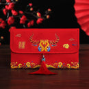 idrop [ HORIZONTAL ] CNY Chinese New Year Ang Pao Money Cloth Bag Red Envelope [ 1pc ]