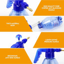 idrop 1.5L Handheld Gardening Bottle Spray Pressure Hand Pump