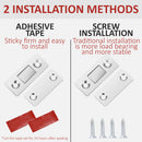 idrop [ 10PCS Pack ] Cabinet Door Invisible Magnet / Magnet Pintu Laci / (10PCS/PACK)柜门隐形磁铁(银色)