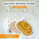 idrop INU & NEKO Cat Dog Dish Cute Washing Sponge / Span Basuh Pinggan Bentuk Kucing dan Anjing / 压缩水浆海绵抹布(混款)