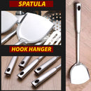 idrop [ 2PCS ] Aluminium Cooking Spatula / Spatula Memasak / 方柄铲