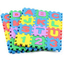 idrop [ 36pcs ] Kid's Children Alphabet & Number Mini Puzzle