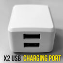 idrop USB Charger Plug Head 2 USB Port [ US Regulation Standard ]