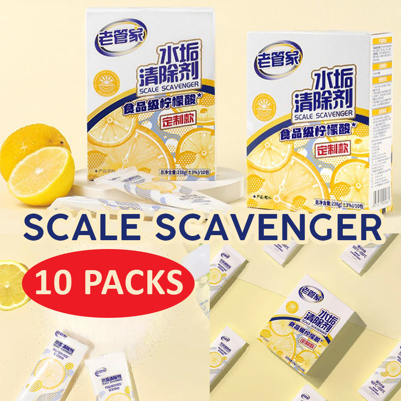 idrop [ 238G / 10PCS ] Citric Acid Food Grade Descaling Agent Stain Remover Cleaner / Serbuk Pencuci Gred Makanan / 老管家柠檬酸除垢剂热水器电水壶食品级去水垢清除剂饮水机清洁剂
