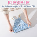 idrop Bunny Hair Quick Drying Water Absorbent Shower Cap / Topi Mandi Serap Air / 卡通浴帽包头干发巾(单个包 )