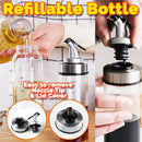 idrop 500ml Oil & Seasoning Sauce Glass Bottle Dispenser [ 1pc ]