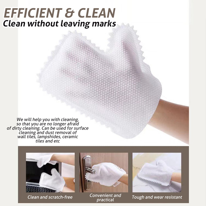 idrop [ 10pcs ] Disposable Cleaning Glove Wipes / Sarung Tangan Cuci Lap Pakai Buang / (10PCS/PACK)一次性手套擦布(1包10个)