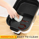 idrop [ 2 IN 1 ] Multifunction Cooking Nonstick Shabu-Shabu Electric Hotpot Cooker / Perkakas Masak Elektrik Hotpot Tidak Lekat / 1350W麦饭石多功能电烤盘(电热锅)
