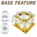 idrop Water Purifier Drinking Faucet with Crystal Glass Base / Paip Minuman Penapis Air dengan Tapak Kaca Kristal / 净水器滤水机龙头水晶底座茶