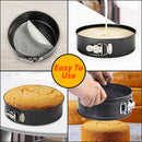 idrop [ 3PCS ] Nonstick Coating Springform Cake Mold Set / Acuan Buat Kek 3 Saiz / 3件套弹簧蛋糕模 [ 24CM / 26CM / 28CM ]