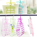 idrop Flexible Folding Plastic Pillow Drying Hanger Rack