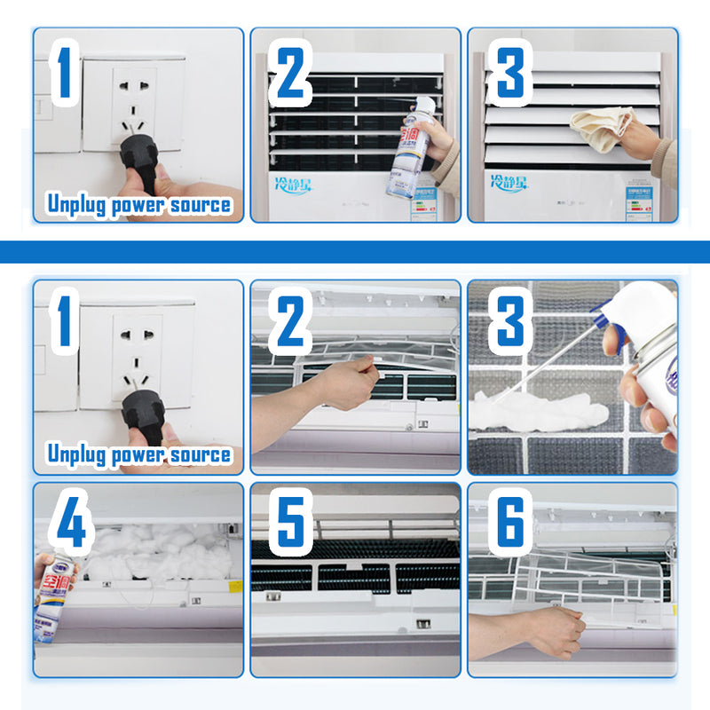 idrop 500ml Household Air Conditioner Cleaner Spray