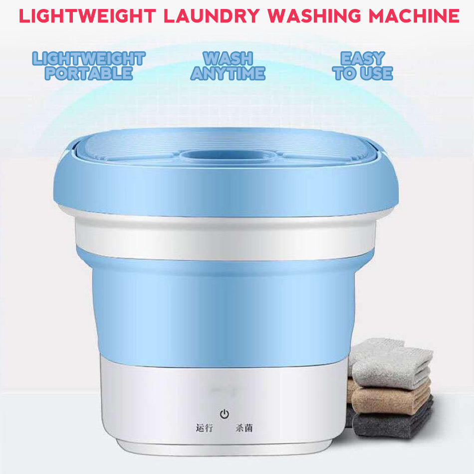 Compact Drop Washing idrop Folding Compact Portable Washing Machine / Mesin Basuh Mini Muda