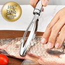 idrop Fish Scale Planer Scraper Scale Remover SUS304 Stainless Steel / Pengupas Sisik Ikan / 304不锈钢鱼鳞刨