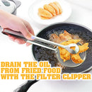 idrop FILTER CLIPPER - Kitchen Cooking Frying Tongs