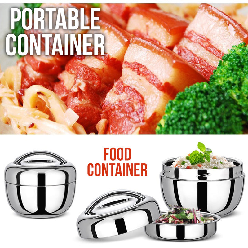 idrop [ 1000ml / 1300ml ] Stainless Steel Food Lunch Box Container / Bekal Makanan Keluli Tahan Karat / 不锈钢食品饭盒容器