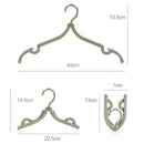 idrop Foldable Portable Travelling Hanger - Folding Travel Clothes Hanger [ 1pc ]