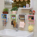 idrop  NINE [ 9 ] Toilet Bathroom Wall Mounted Storage Shelf Rack