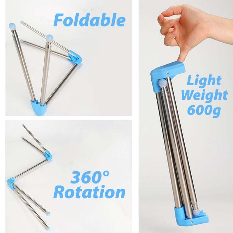 idrop Retractable Portable Drying Rack / Rak Gantung Baju Mudah Alih / 可伸缩便携式晾衣架